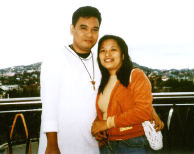 Joy and Danny at the SM City (Baguio) on July 25, 2004
