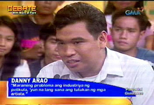 Prof. Arao on Debate with Mare at Pare (GMA 7, Sept. 14, 2006)