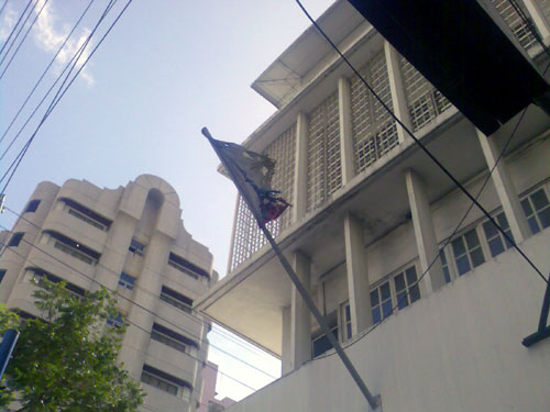 Tattered Philippine flag