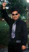 Me at the Lantern Parade, UP Academic Oval (17 December 2003)