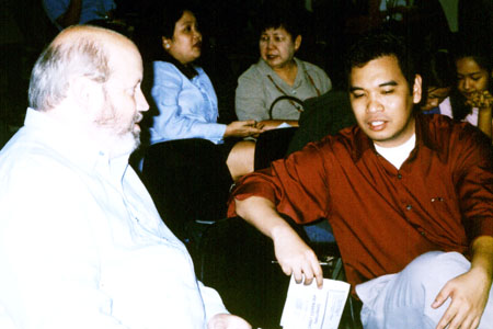 Me with Dr. Damon Woods (16 July 2004)