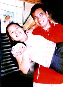 Some creative studio shots of Danny Arao and Joy Balean on December 12, 2004 in Tabaco City