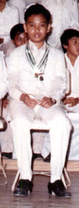 My graduation from elementary school in 1982