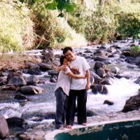 Danny Arao and Joy Balean at Magic Splash Resort in Naga City (21 December 2004)