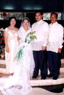 Danny and Joy with the latter's parents