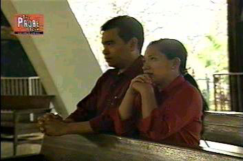 Danny and Joy at the UP Parish